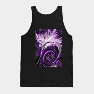 “Purple Fractal Swirl” Tank Top